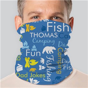 Summer Fun Word Art Gaiter