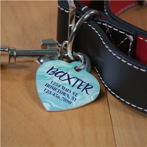 Blue Personalized Pet Tag | Customized Blue Dog Tag