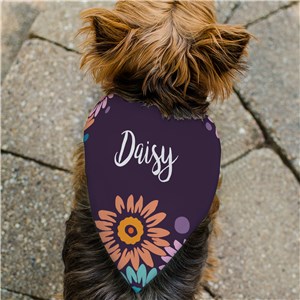 Personalized Pet Bandana | Purple Pet Bandana