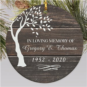 Memorial Ornaments | In Memory Of Ornament for Man