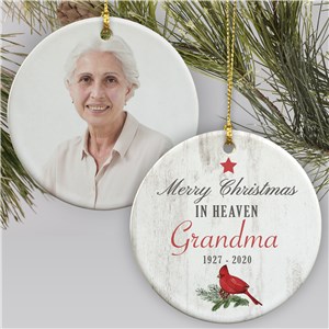 Christmas Memorial Ornaments | Cardinal Christmas Ornament In Memory Of