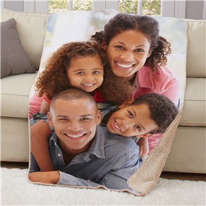 Personalized Photo 50x60 Sherpa Blanket