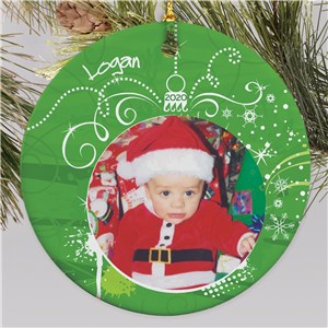 Personalized Ceramic Photo Ornament | Picture Ornaments