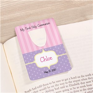 Personalized My First Holy Communion Bookmark U63355