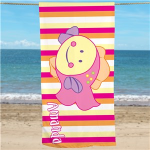 Personalized Fish Beach Towel U674833