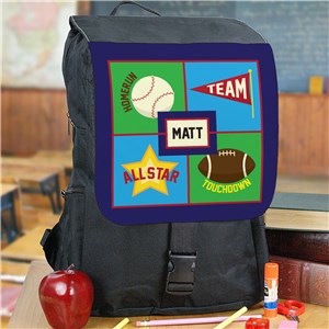 Personalized Sports Backpack U675862