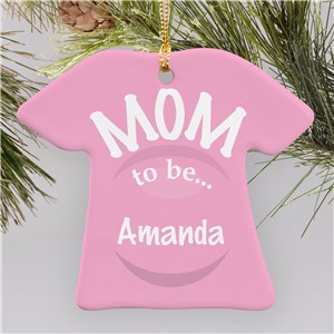 Personalized Ceramic New Mom Ornament U684963