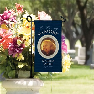 Photo Memorial Mini Garden Flag