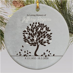 In Loving Memory Personalized Ornament | Memorial Christmas Ornaments