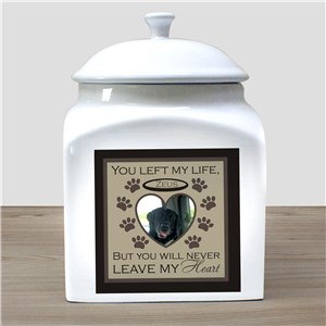 Personalized Pet Photo Ceramic Urn | Pet Urns