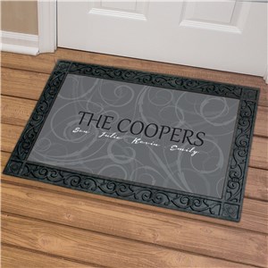 Family Initial Doormat | Personalized Doormats