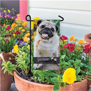 Pet Memorial Photo Garden Flag