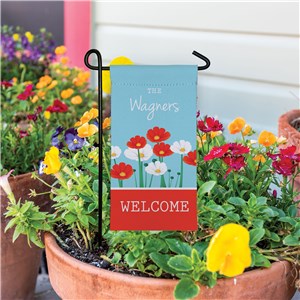 Personalized Small Summer Garden Flag