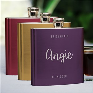 Bridal Party Flask | Personalized Bridesmaid Gifts