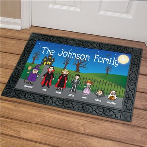 Halloween Character Welcome Doormat U966583X