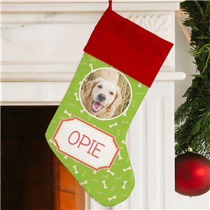 Personalized Pet Photo Stocking | Pet Christmas Stockings