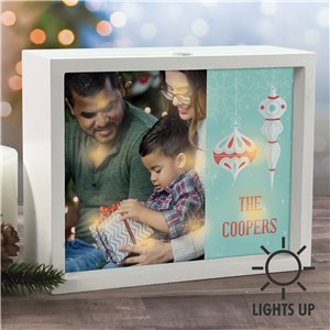 Lighted Shadow Box | Personalized Christmas Photo Frames