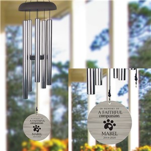 Engraved Wind Chime | Pet Memorial Wind Chime