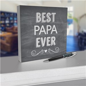 Personalized Chalkboard Decor | Best Ever Tabletop Sign