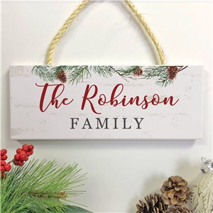 Personalized Holiday Decor | Winter-Themed Sign