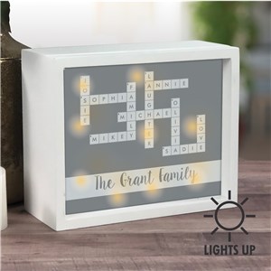 Personalized Shadow Box | Customized Light Box Decor