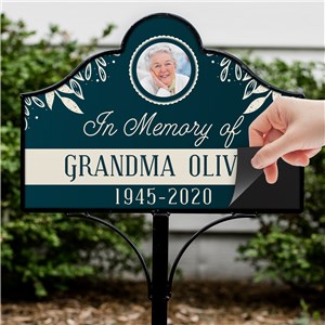 Personalized Grave Marker | Magnetic Memorial Sign