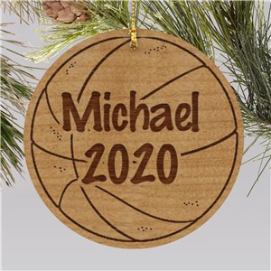 Personalized Basketball Christmas Ornament | Personalized Sports Ornaments