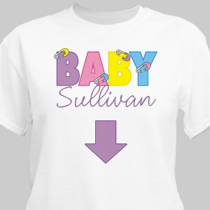 Baby Maternity Personalized T-shirt | Mommy Shirt