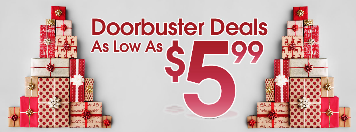 Doorbusters - 100s of Gifts as low as $5.99